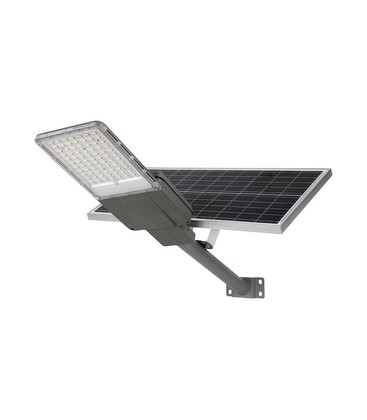 LED Solcelle Gatlampe - 6500K, 3.2V, 50Ah LiFePO4, IP65