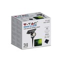 V-Tac solcelle hagelampe - Svart, COB LED, med spyd, IP65