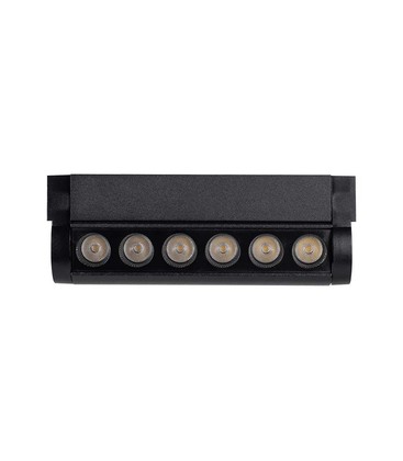 5W LED Skinnespot - Magnetisk, Justerbar, 3000K, Sort Hus.