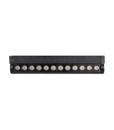 12W Skinne-spot - LED, Magnetisk, Justerbar, 3000K, Sort Hus