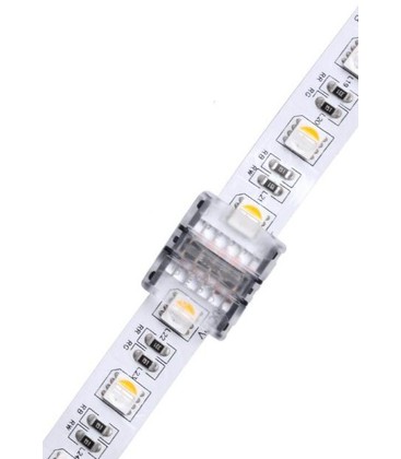 Samler til LED stripe - 12mm, RGB+W, IP65, 5V-24V