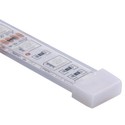 Silikon endestykke til LED strip - 10mm, IP67 & IP68