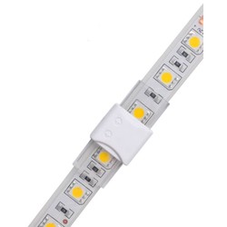 Enkeltfarget LED strip tilbehør 12V/24V IP68 Vanntett samler til LED strip - 10mm, enkeltfarget, IP68, 5V-24V