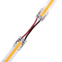 Lavprofil samler med ledning til LED strip - 10mm, COB, enkeltfarget, IP20, 5V-24V