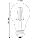 7,5W LED - Toppspeilet, A60, E27