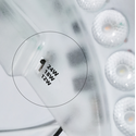 24/18/12W LED-innsats med linser, flimmerfri - Ø21,5 cm, Valgfri CCT, erstatt G24, sirkulærrør og kompaktlysrør