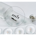 24/18/12W LED-innsats med linser, flimmerfri - Ø21,5 cm, Valgfri CCT, erstatt G24, sirkulærrør og kompaktlysrør