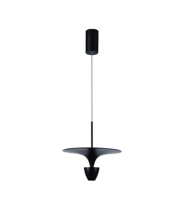 9W Hengende Lampe 4000K - LED, (30x320x100cm), Svart hus