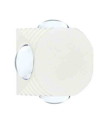 4W Vegglampe - LED, COB, 4 veis, 4000K, Hvit Hus