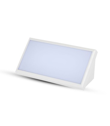 20W - LED Landskap Utendørs Soft Light, Stor, 4000K, Hvit Hus