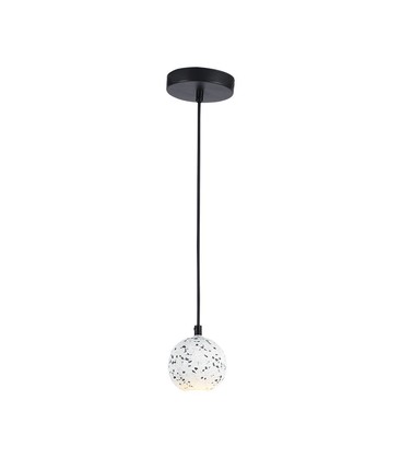 LED designer pendellampe - hvit, med G9 holder