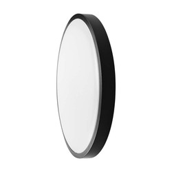 Tilbud V-Tac 18W LED taklampe - Samsung Chip, Ø25cm, IP44, svart kant, inkl. lyskilde
