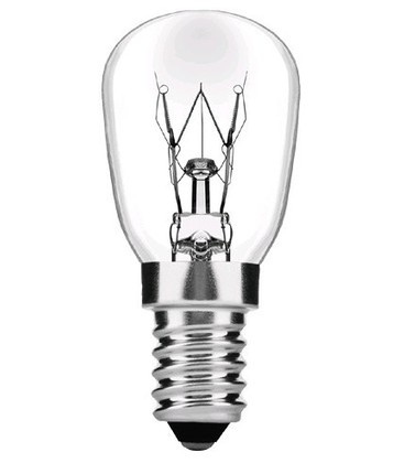 Ovnpære E14 - 25W Halogen, 130lm, maks. 300°C