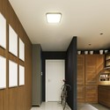 V-Tac 18W LED taklampe - Samsung Chip, 25 x 25cm, svart kant, inkl. lyskilde