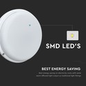 24W Vegglampe - 240mm, 3000K, IP54