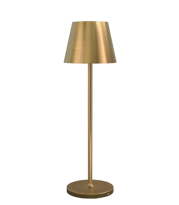 Calida Oppladbar bordlampe - utendørs 2700K, RA97, dimbar, messing