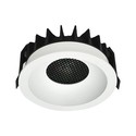 12W Blendefri RA90 CCT Downlight Ø86mm - 3 lysfarger, hvit front, Hull: Ø75mm, Honeycomb