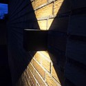 LEDlife CUBIC 6W vegglampe - Sort, firkantet, opp/ned, justerbar, utendørs, IP65, inkl. lyskilde
