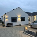 LEDlife CUBIC 6W vegglampe - Sort, firkantet, opp/ned, justerbar, utendørs, IP65, inkl. lyskilde