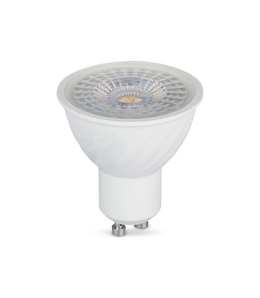 6W GU10 Spotlampe - Plast, 4000K, 110°, dimbar