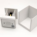 LEDlife CUBIC 6W væglampe - Hvit, firkantet, op/ned, justerbar, inde / ude, IP65, inkl. lyskilde