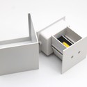 LEDlife CUBIC 6W væglampe - Hvit, firkantet, op/ned, justerbar, inde / ude, IP65, inkl. lyskilde