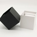 LEDlife CUBIC 6W væglampe - Hvit, firkantet, op/ned, justerbar, inde / ude, IP65, inkl. lyskilde