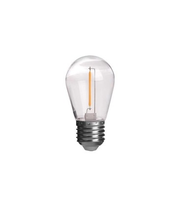 Outlet: E27 - 1W LED pære, 60lm, 360 grader, ST14 - 10 stk.