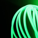 5 m.vanntett Grønn Neon COB LED strip - 230V, IP67, 288 LED, 11,5W/m, kan kuttes hver 50cm