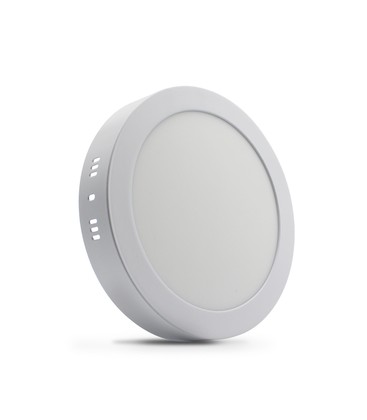 18W dimbar LED taklampe - Ø22,5cm, Høyde: 3,9cm, hvit kant, inkl. lyskilde