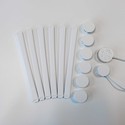 Hexa-Light RGBIC komplett sett - 6 lyslister, veggmontert, Bluetooth-app, USB