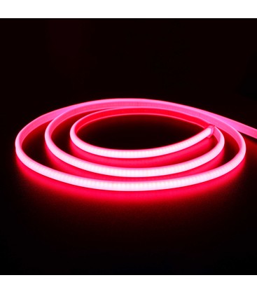 5 m.vanntett Rød Neon COB LED strip - 230V, IP67, 288 LED, 11,5W/m, kan kuttes hver 10cm 5 m.vanntett Rød Neon COB LED strip - 230V, IP67, 288 LED, 11,5W/m, kan kuttes hver 10cm