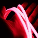 5 m.vanntett Rød Neon COB LED strip - 230V, IP67, 288 LED, 11,5W/m, kan kuttes hver 10cm