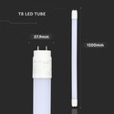 25x 120cm Samsung chip LED-rør - 18W, 5 års produsentgaranti, T8, 4000k