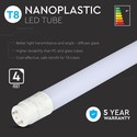 25x 120cm Samsung chip LED-rør - 18W, 5 års produsentgaranti, T8, 4000k