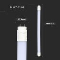 25x 150cm Samsung chip LED-rør - 22W, 5 års produsentgaranti, T8, 4000K