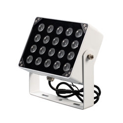 Lyskastere Infrarød projektør for overvåking / kamera - 850nm, IR nattbelysning, LED projektør, 20W, IP65, 230V