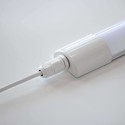 120cm vanntett komplett LED armatur - 36W, gjennomkoblet, IP65, 230V