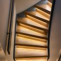 Trappe LED COB strip sett - Opp til 16 trinn, 11W per trinn, 24V, IP20, med sensor + effekter