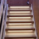 Trappe LED COB strip sett - 2x5 meter, 12W, 24V, IP20, med sensor