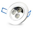 LEDlife 3W downlight - Hull: Ø7-8 cm, Mål: Ø8,4 cm, 4 cm høy, dimbar, 230V