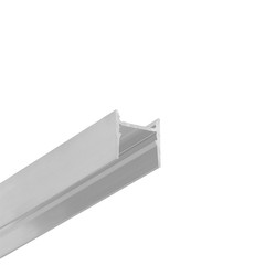 Påbygg 2m aluprofil COZY12 C/U1 - Ubehandlet aluminium, påbygning, LED skinne