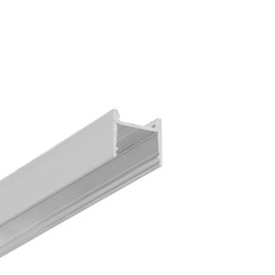 Påbygg 2m aluprofil HOOD14 F/U1 - Ubehandlet aluminium, påbygging, LED-skinne