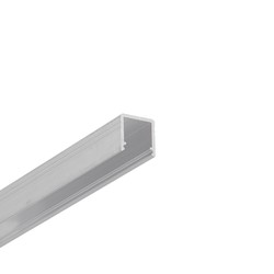 Påbygg 1m alu-profil SMART10 AC2/Z - Ubehandlet aluminium, påbygging, LED skinne