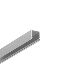 Påbygg 2m aluprofil SMART10 AC2/Z - Anodisert, påbygning, LED-skinne