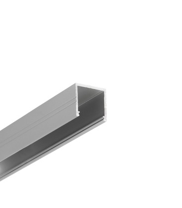 1m aluminiumsprofil SMART16 BC3/U4 - Anodisert, påbygg, LED skinne 1m aluminiumsprofil SMART16 BC3/U4 - Anodisert, påbygg, LED skinne
