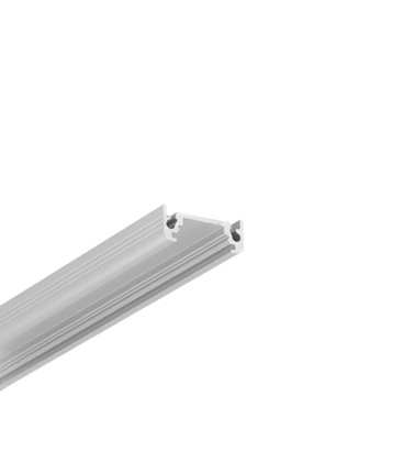 2m aluminiumsprofil SURFACE10 BC/UX - Anodisert, påbygging, LED-skinne 2m aluminiumsprofil SURFACE10 BC/UX - Anodisert, påbygging, LED-skinne