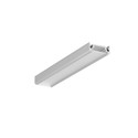 2m aluminiumsprofil SURFACE10 BC/UX - Anodisert, påbygging, LED-skinne