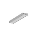 2m aluprofil SURFACE10 BC/UX - Ubehandlet aluminium, påbygging, LED skinne