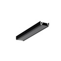 40 stk. 2m aluprofil SURFACE10 BC/UX - Svart anodisert, påbygging, LED skinne